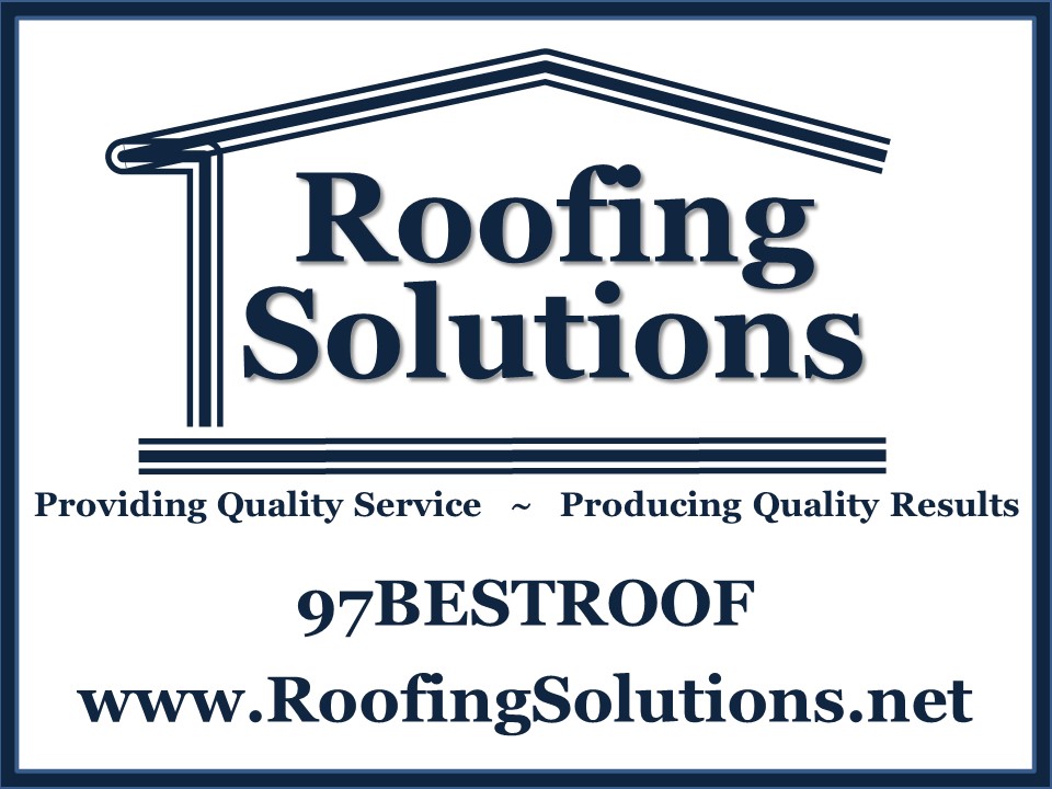 Roofing Solutions DFW - logo, white background